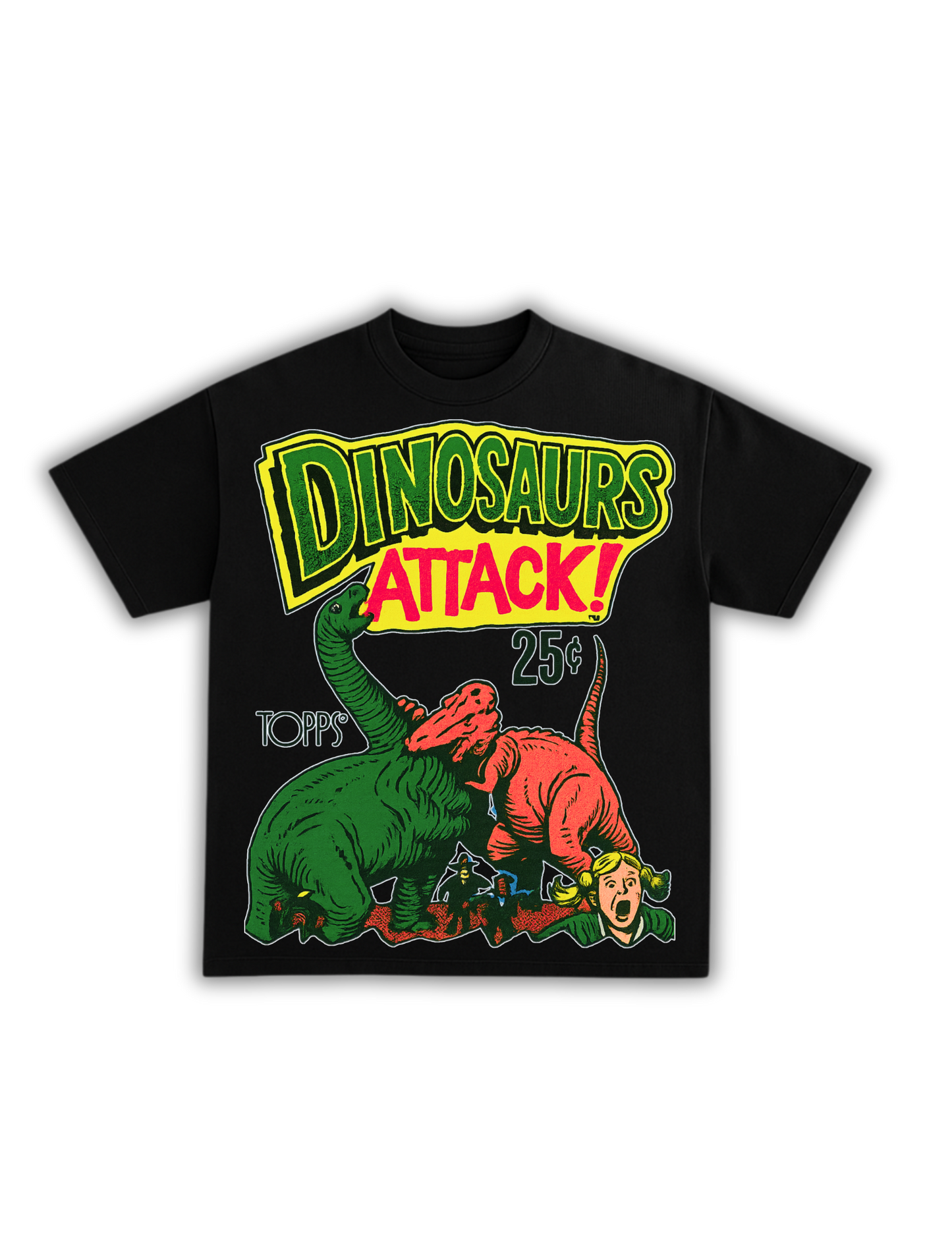 Vintage Dinosaur Attack Top Edition