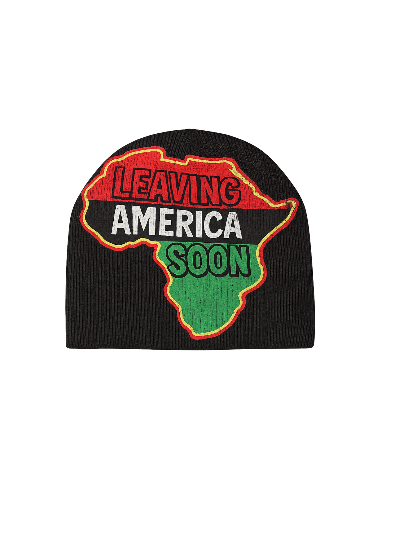 LEAVING AMERICA SOON BEANIE