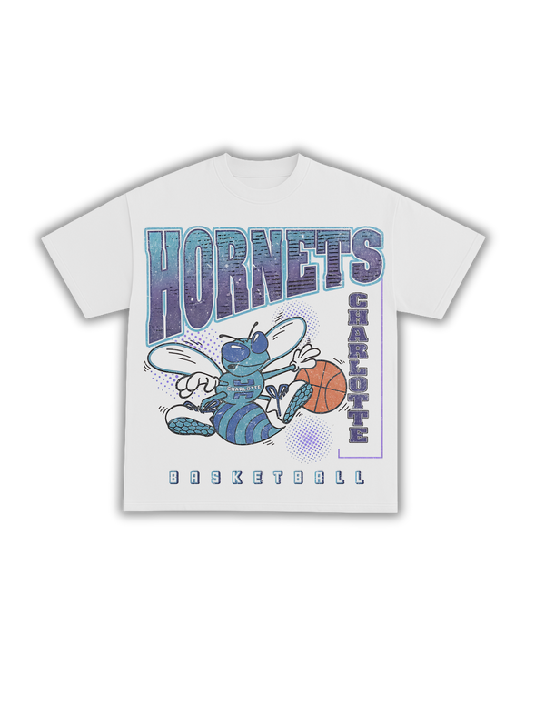 CHARLOTTE HORNETS VINTAGE TEE