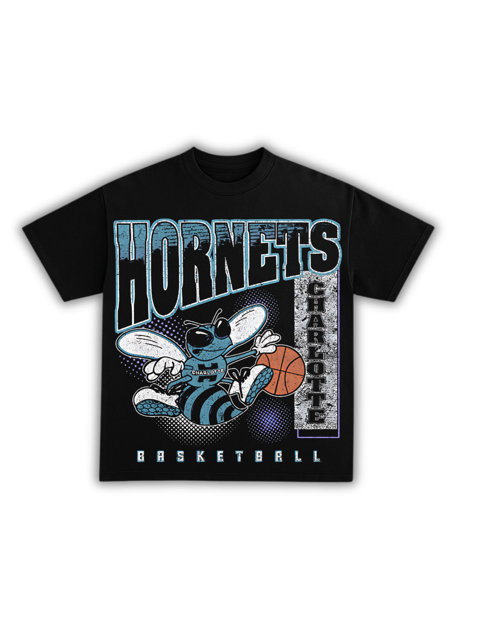 CHARLOTTE HORNETS VINTAGE TEE - Shop Learners