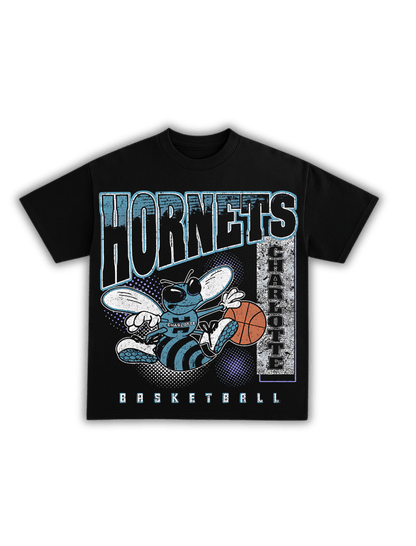 CHARLOTTE HORNETS VINTAGE TEE - Shop Learners