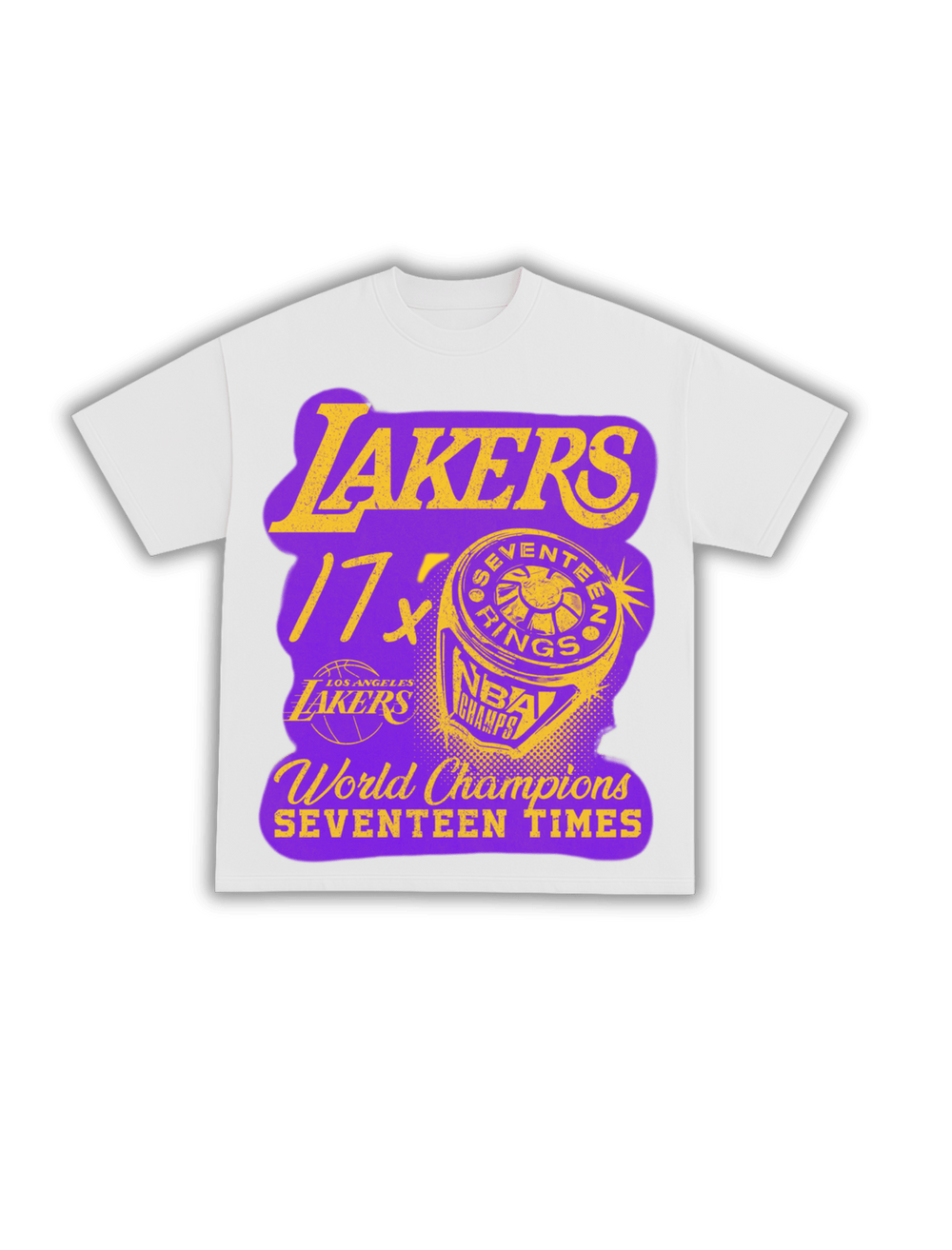 VINTAGE LAKERS 17X CHAMPIONS TEE - Shop Learners