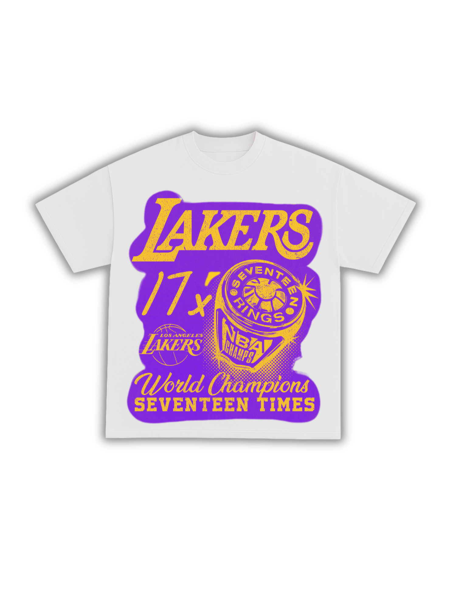 VINTAGE LAKERS 17X CHAMPIONS TEE - Shop Learners