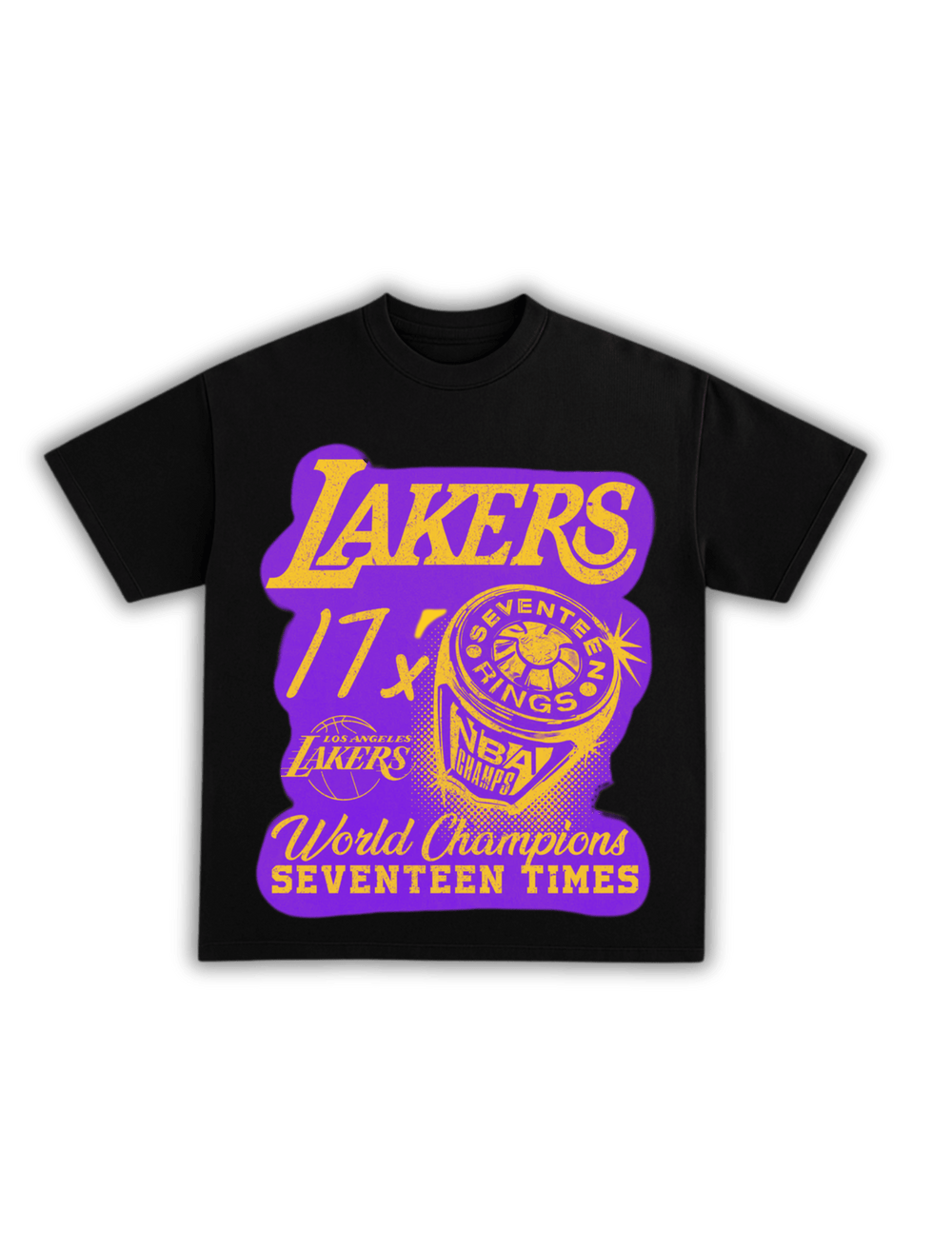 VINTAGE LAKERS 17X CHAMPIONS TEE - Shop Learners